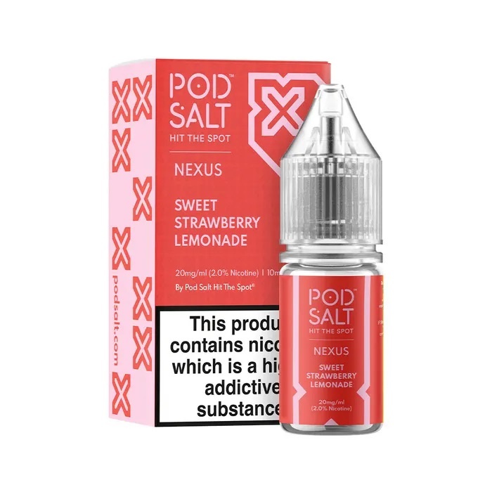Nexus Nic Salts by Pod Salt Sweet Strawberry Lemonade