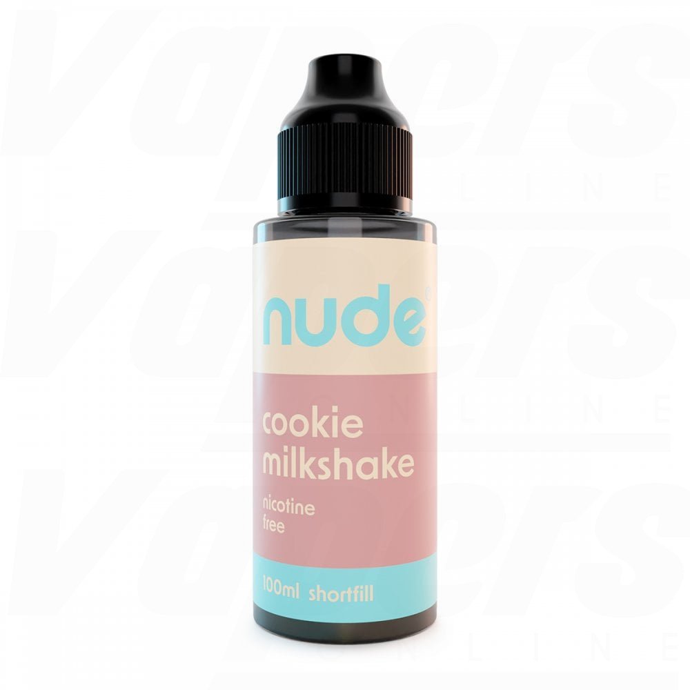 Nude E-liquid 100ml Shortfill Cookie Milkshake