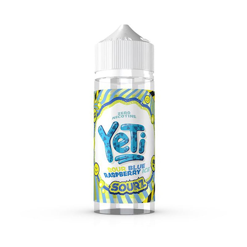 Yeti Sourz E-liquid 100ml Shortfill Blue Raspberry Ice