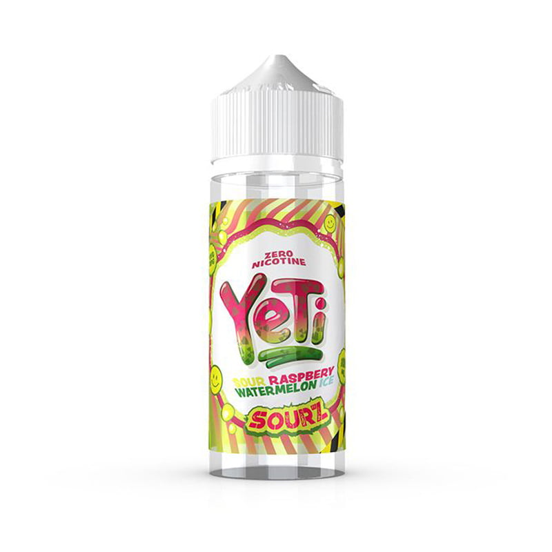 Yeti Sourz E-liquid 100ml Shortfill Raspberry Watermelon Ice