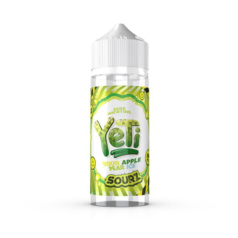 Yeti Sourz E-liquid 100ml Shortfill Sour Apple Pear Ice