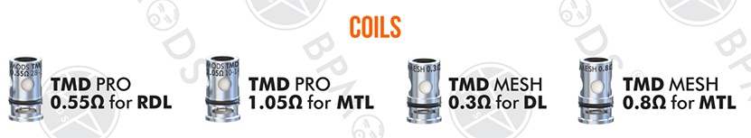 BP Mods TMD Replacement Coils Types