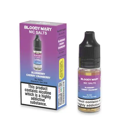 Bloody Mary Nic Salts 10ml Blueberry Cherry Cranberry
