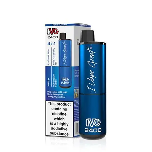 IVG 2400 Disposable Vape 4 in 1 Blue Edition