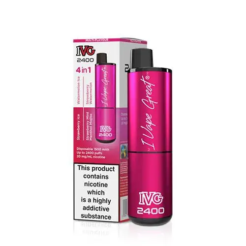 IVG 2400 Disposable Vape 4 in 1 Pink Edition