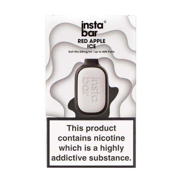 InstaBar Air 600 Disposable Vape Red Apple Ice