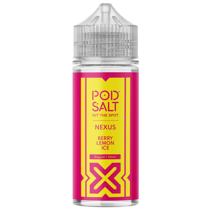 Pod Salt Nexus E-liquid 100ml Shortfill Berry Lemon Ice