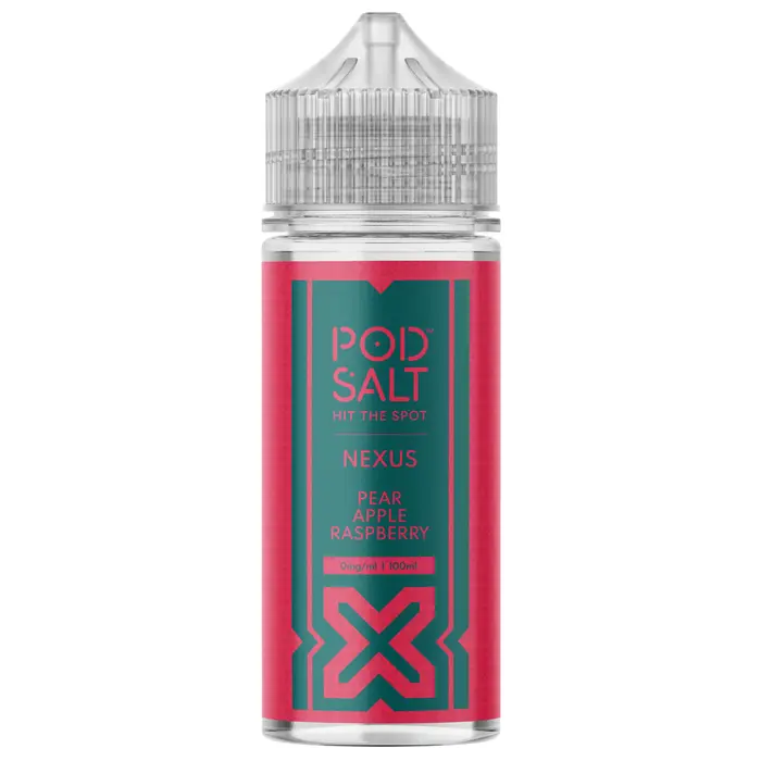 Pod Salt Nexus E-liquid 100ml Shortfill Pear Apple Raspberry