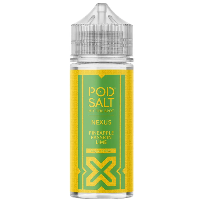 Pod Salt Nexus E-liquid 100ml Shortfill Pineapple Passion Lime