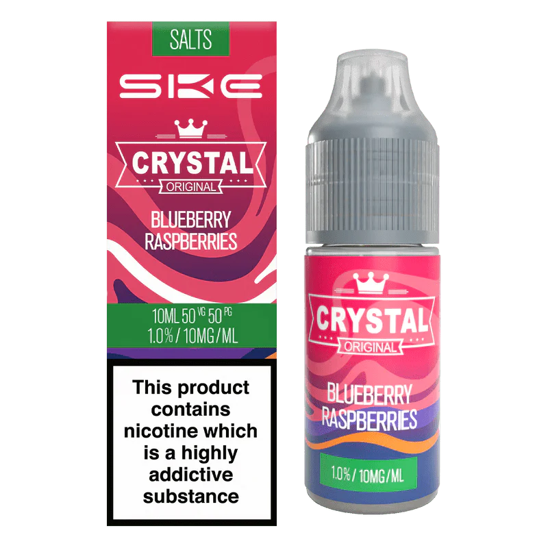 SKE Crystal Original Nic Salts 10ml Blueberry Raspberries