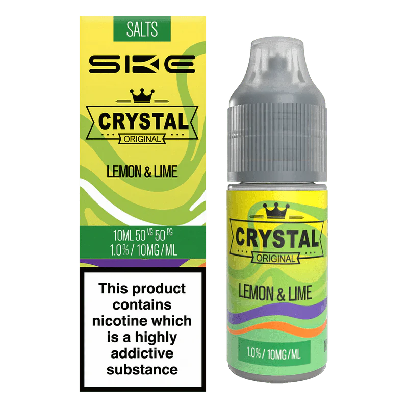 SKE Crystal Original Nic Salts 10ml Lemon & Lime