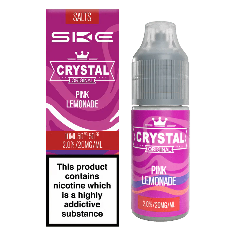 SKE Crystal Original Nic Salts 10ml Pink Lemonade