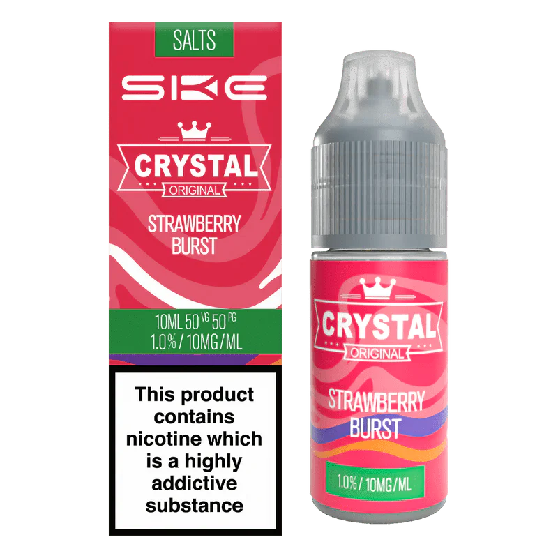SKE Crystal Original Nic Salts 10ml Strawberry Burst