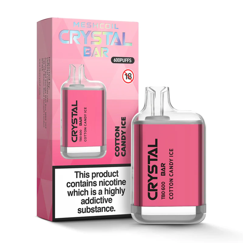 Bloody Mary Crystal Disposable Vape TBO600 Cotton Candy Ice