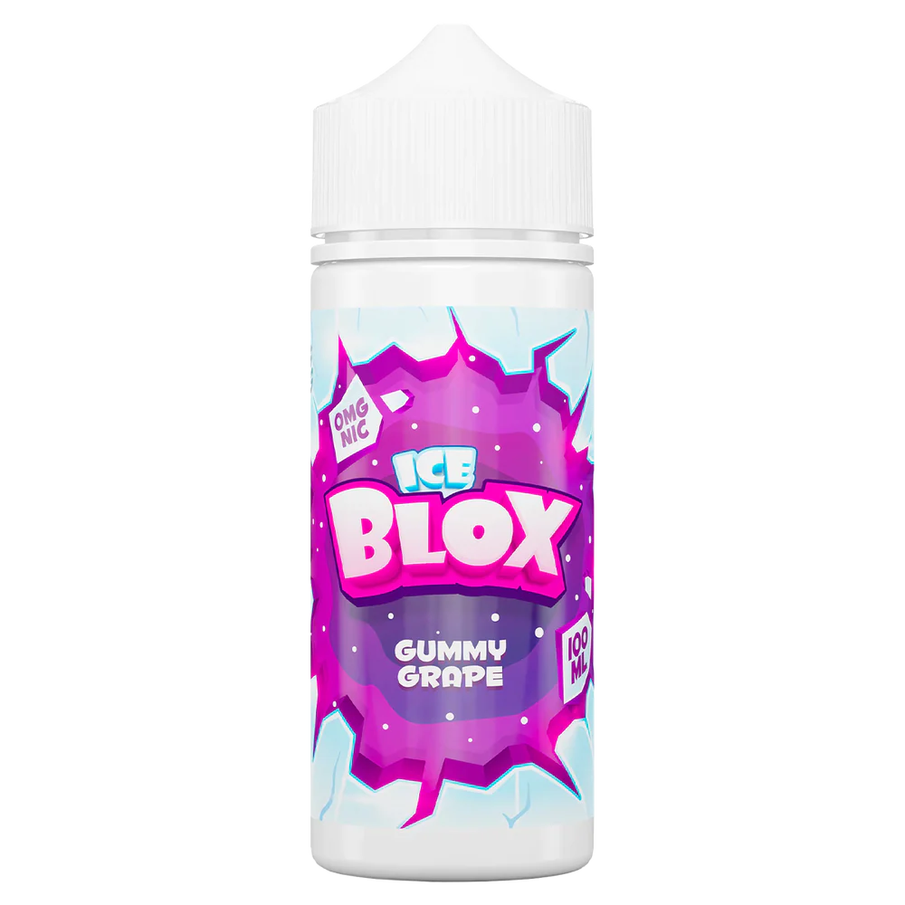 Ice Blox E-liquid 100ml Shortfill Gummy Grape