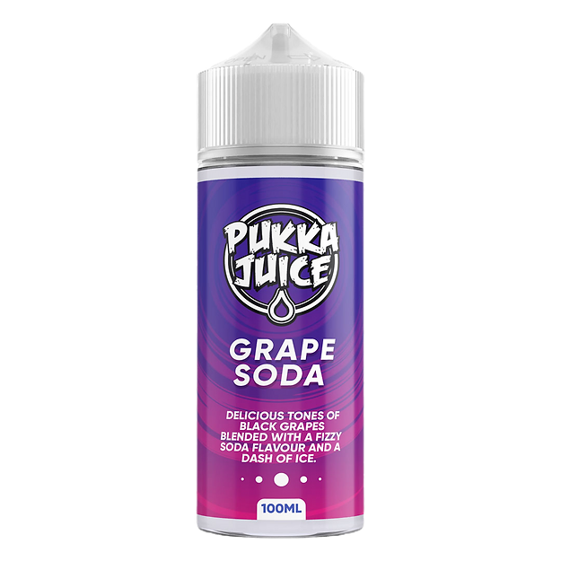 Pukka Juice E-liquid 100ml Shortfill Grape Soda