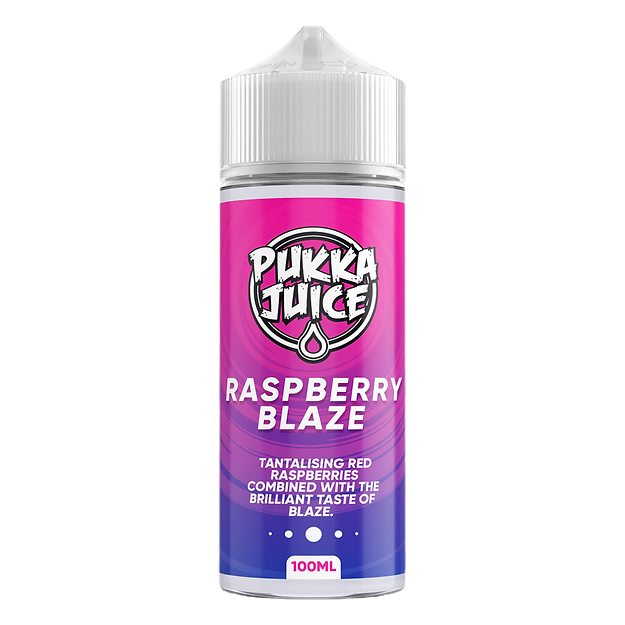 Pukka Juice E-liquid 100ml Shortfill Raspberry Blaze