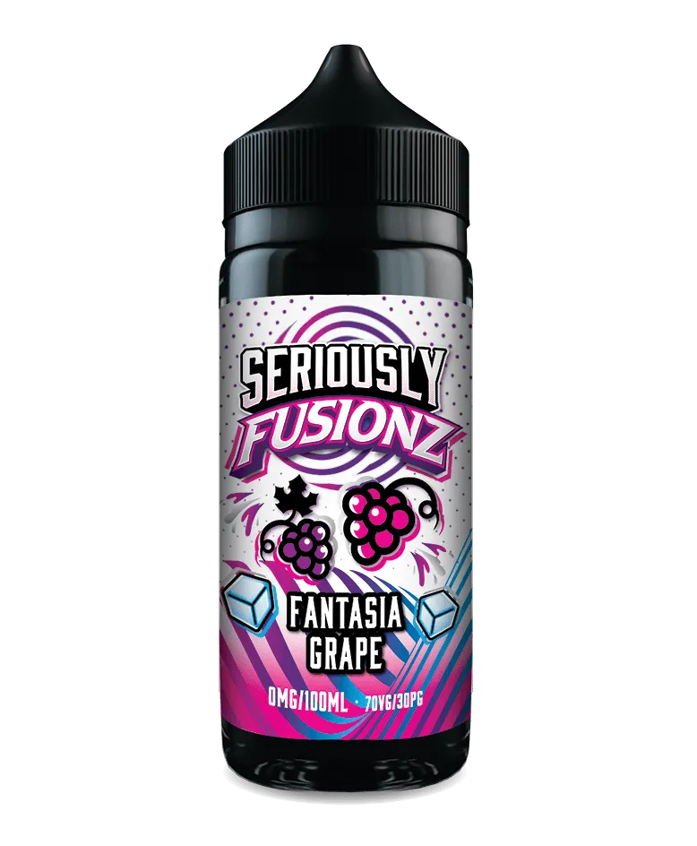 Seriously Fusionz E-liquid 100ml Shortfill by Doozy Fantasia Grape