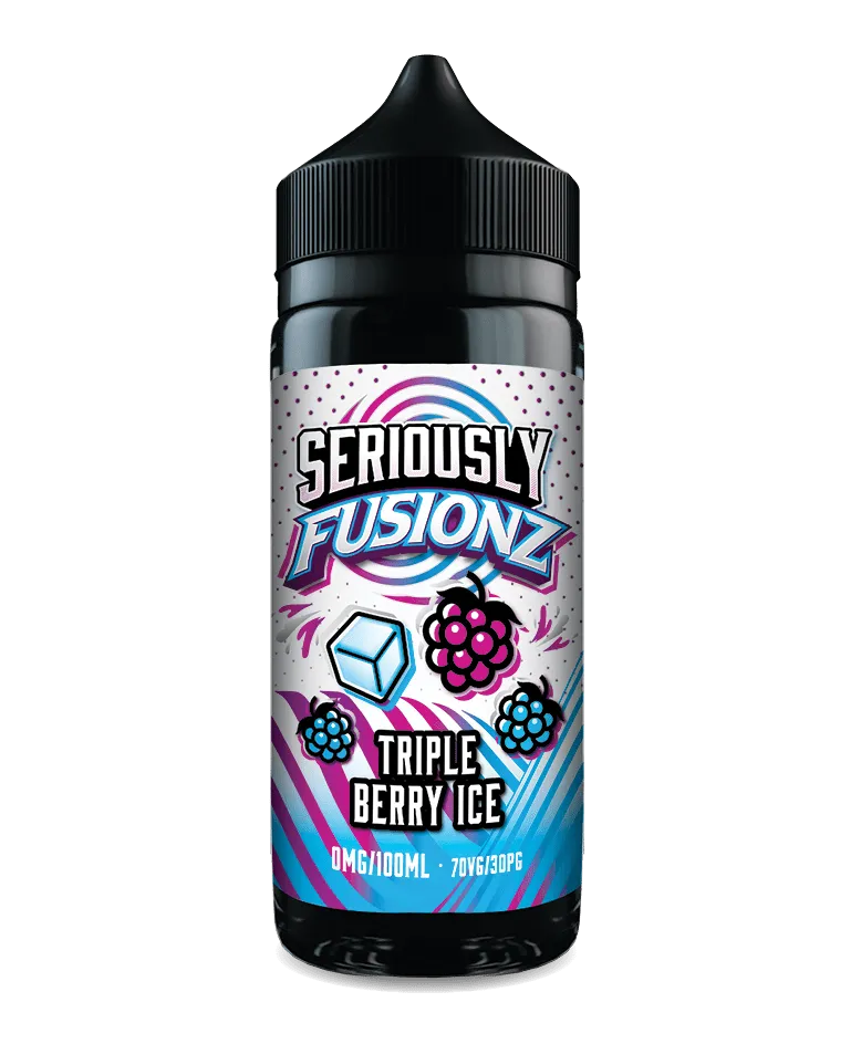 Seriously Fusionz E-liquid 100ml Shortfill by Doozy Triple Berry Ice