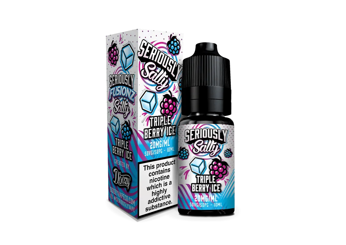 Seriously Fusionz Nic Salts 10ml by Doozy Triple Berry Ice