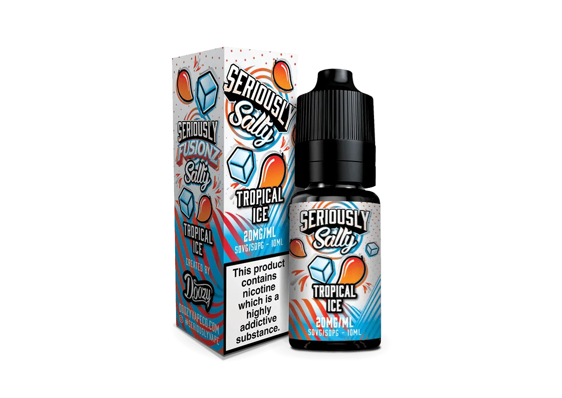 Seriously Fusionz Nic Salts 10ml by Doozy Tropical Ice