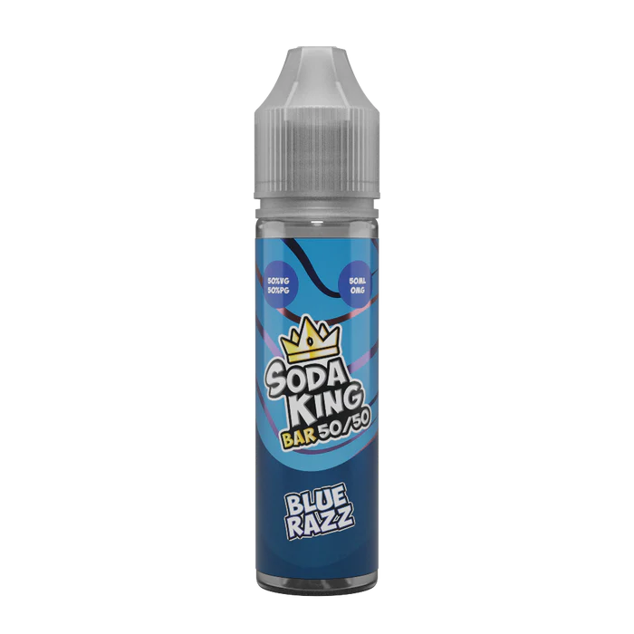 Soda King Bar 50 50 Blue Razz