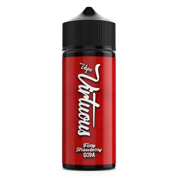 Vape Virtuous E-liquid 100ml Shortfill Fizzy Strawberry Soda