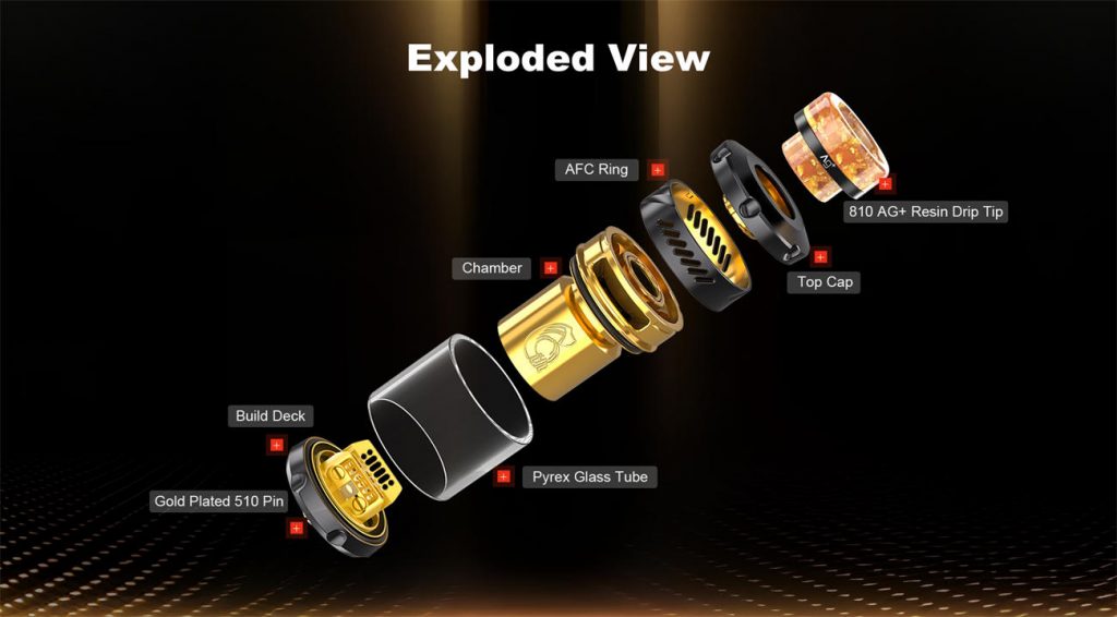 Hellvape Dead Rabbit 3 RTA 6th Anniversary Edition Exploded View