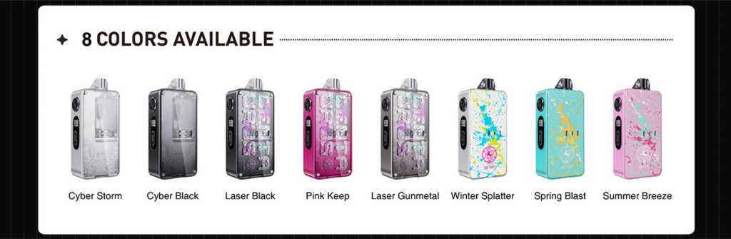 Lost Vape Centaurus B60 AIO Pod Kit Colours Lost Vape Centaurus B60 AIO Pod Kit Colours