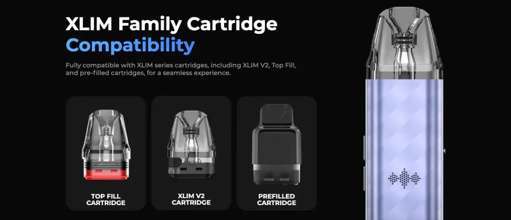 OXVA Xlim SE 2 Pod Kit Cartridge Compatibility