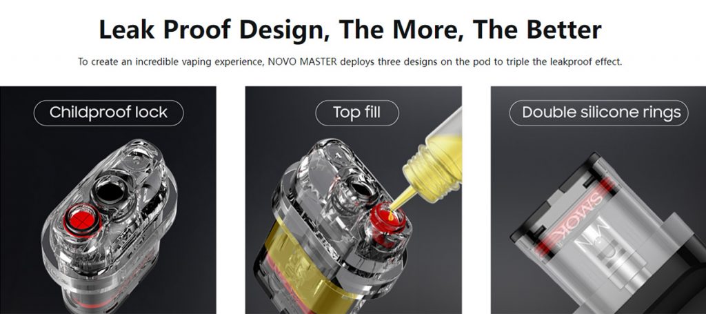 SMOK Novo Master Pod Kit Leak Proof