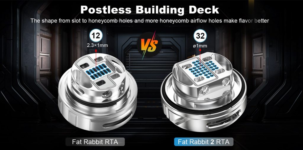 Hellvape Fat Rabbit 2 RTA Build Deck