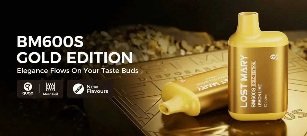 Lost Mary BM600S Gold Edition Disposable Vape Promo