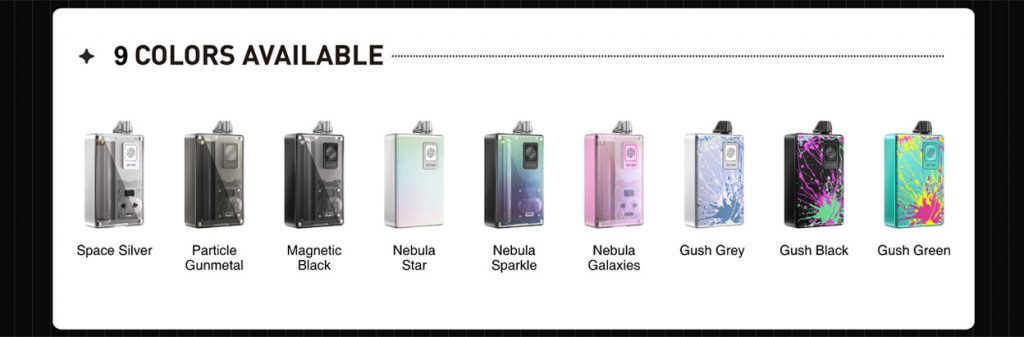 Lost Vape Centaurus B80 AIO Pod Kit Colours