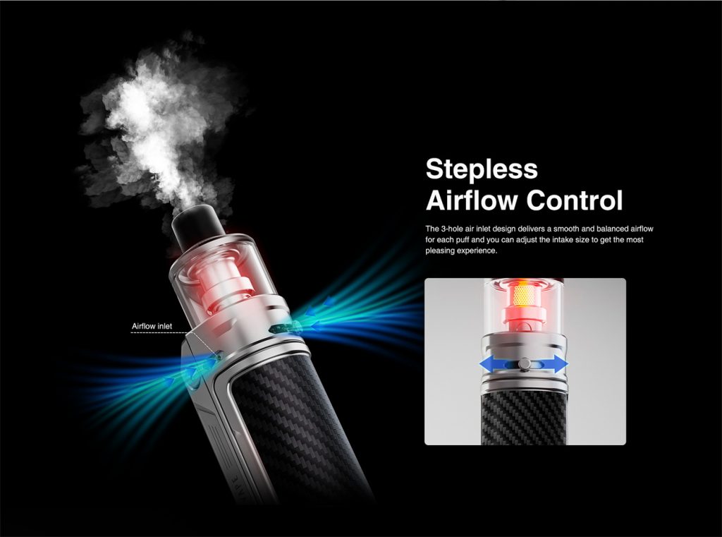 Lost Vape Thelema Urban 80W Mod Kit Airflow