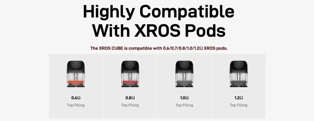 Vaporesso XROS CUBE Pod Kit Compatible Replacement Pods
