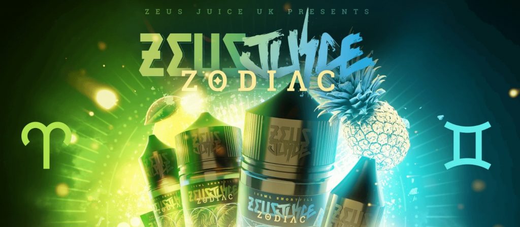 Zeus Juice Zodiacs Eliquid 100ml Banner