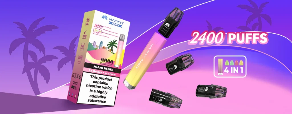 Hayati Remix 2400 Disposable Vape Promo