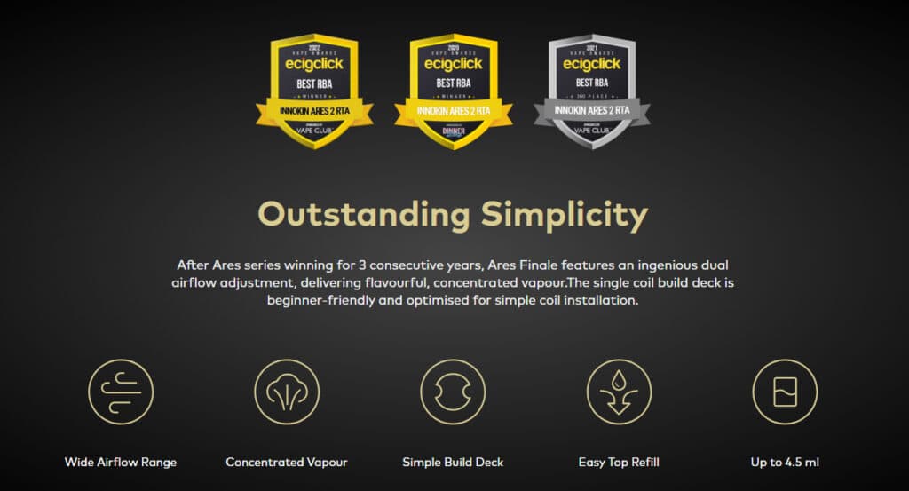 Innokin Ares Finale RTA Promo 2