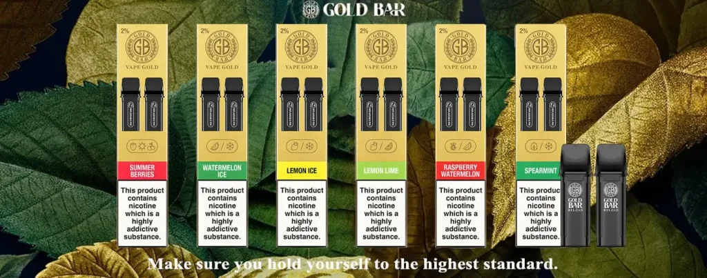 Gold Bar Reload Prefilled Pods 2PK Promo Flavour
