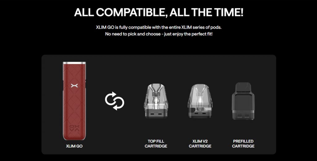 OXVA Xlim Go Pod Kit Compatible