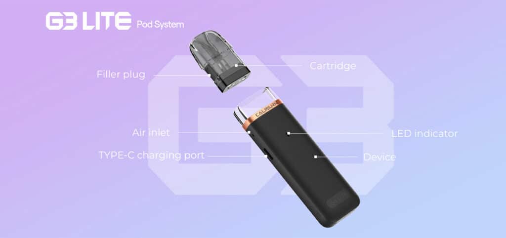 Uwell Caliburn G3 Lite Pod Kit Parameters Uwell Caliburn G3 Lite Pod Kit Parameters