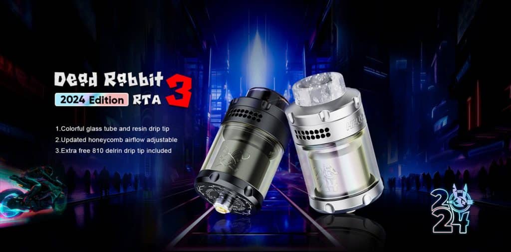Hellvape Dead Rabbit 3 RTA 2024 Edition Promo Hellvape Dead Rabbit 3 RTA 2024 Edition Promo