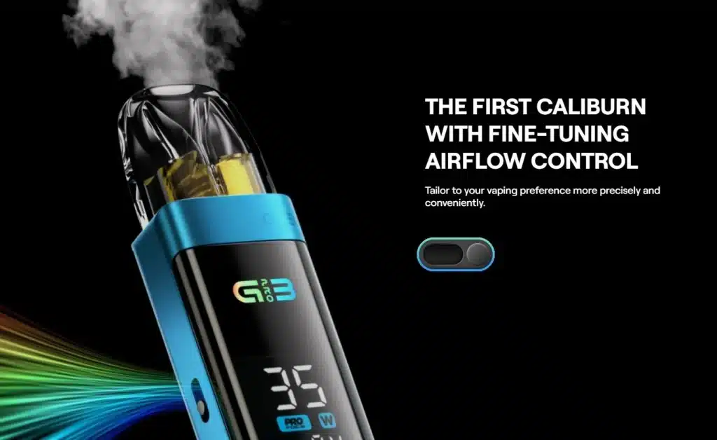 Uwell Caliburn G3 PRO Pod Kit Fine Tuning Airflow Uwell Caliburn G3 PRO Pod Kit Fine Tuning Airflow