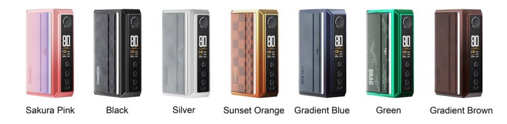 VOOPOO Drag 5 177W Box Mod Colours
