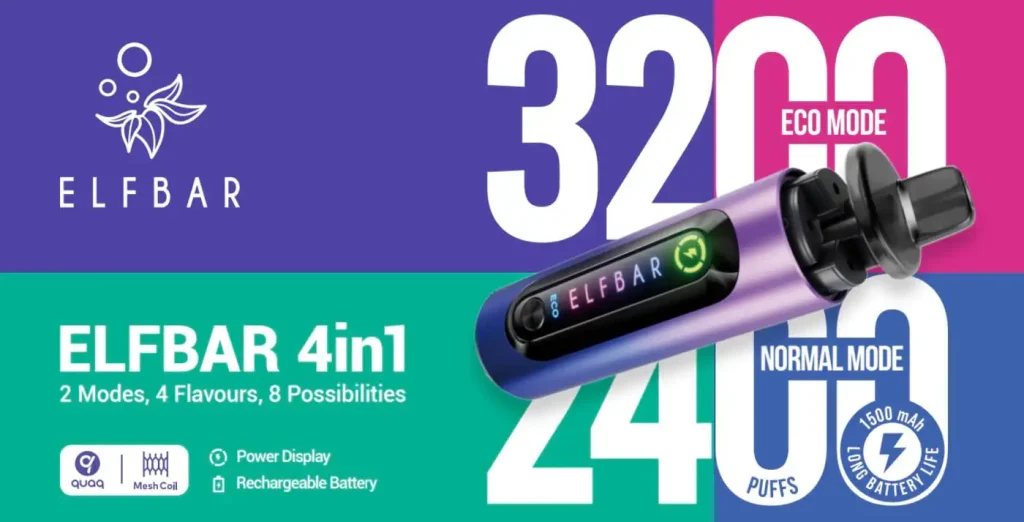 Elf Bar 4 in 1 Pod Kit Promo Elf Bar 4 in 1 Pod Kit Promo