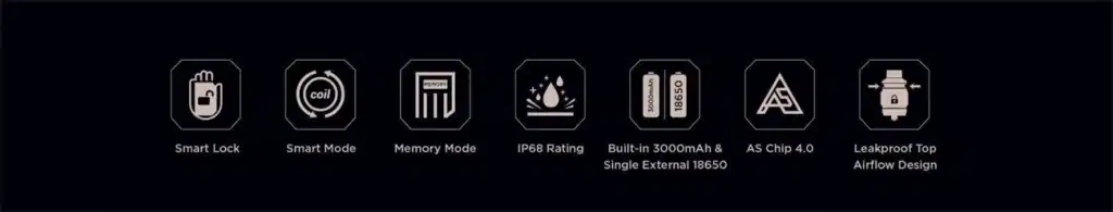 Geekvape Aegis Solo 3 Kit Feature Outline Geekvape Aegis Solo 3 Kit Feature Outline