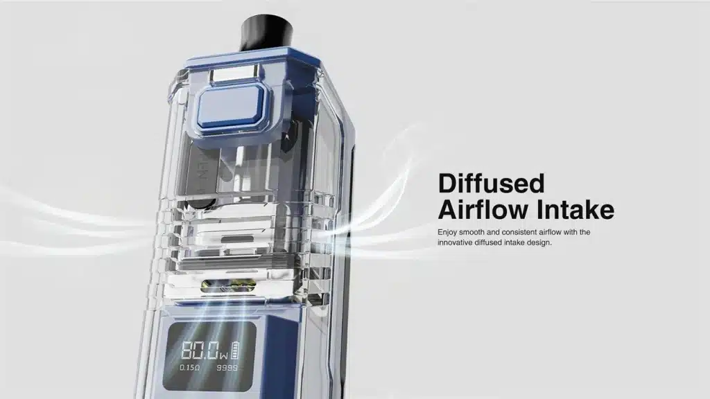 Lost Vape Centaurus G80 AIO Pod Kit Airflow Lost Vape Centaurus G80 AIO Pod Kit Airflow