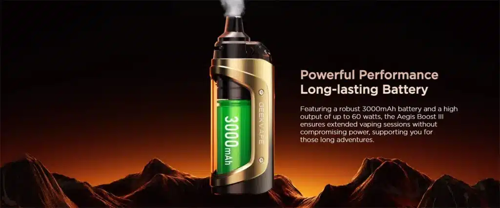 Geekvape Aegis Boost 3 Kit Battery Power Geekvape Aegis Boost 3 Kit Battery Power