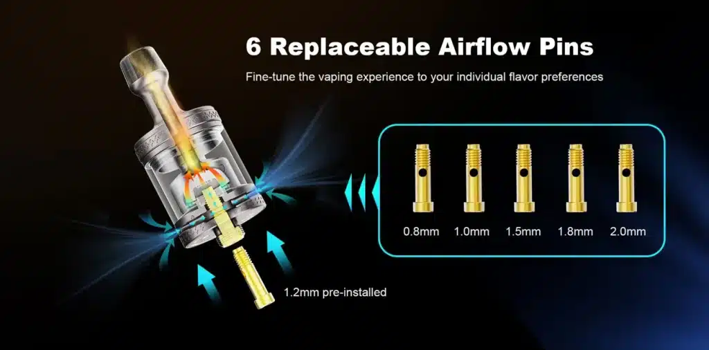 Hellvape Dead Rabbit MTL 2 RTA Airflow Pins Hellvape Dead Rabbit MTL 2 RTA Airflow Pins